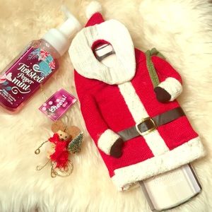 Santa Wine Sweater / Mouse Cork Ornament / Soap